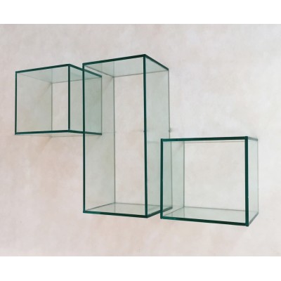 Wall cube shelves - Wall cubes - Wall glass cube shelves