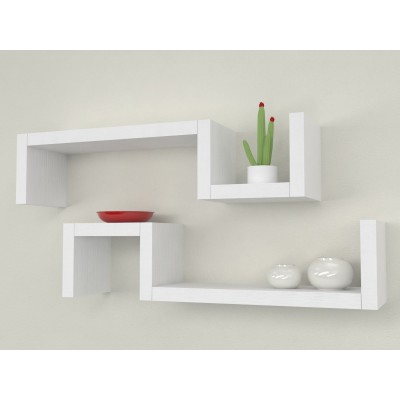 Melody Wooden shelves - wooden composition